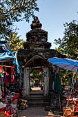 Luang Prabang, Laos. arched passageway to Wat Aham. 